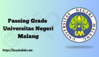 Passing Grade Universitas Negeri Malang