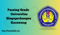 Passing Grade Universitas Singaperbangsa Karawang