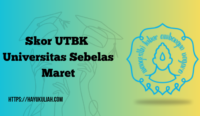 Skor UTBK Universitas Sebelas Maret