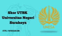 Skor UTBK Universitas Negeri Surabaya