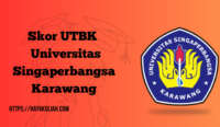 Skor UTBK Universitas Singaperbangsa Karawang